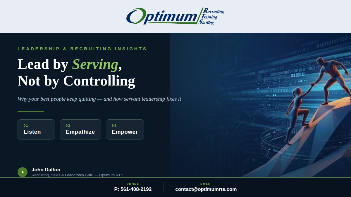 Recruiting, Sales Training, Leadership Training